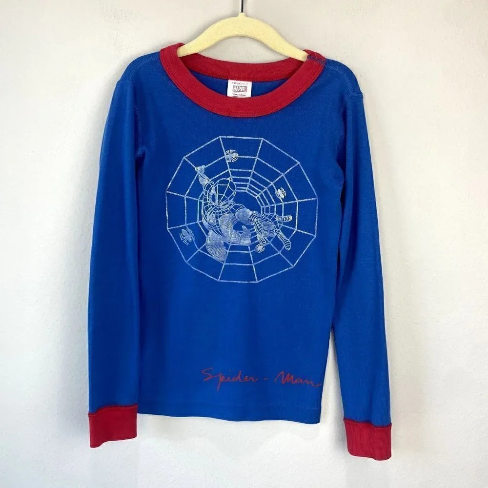 Hanna Andersson x Marvel Spider-man Long John Pajama Top 6-7